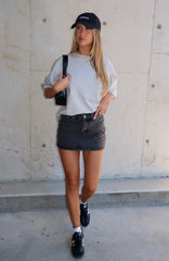 Retro Casual Slim Stretch Women Denim Skirt - kinko