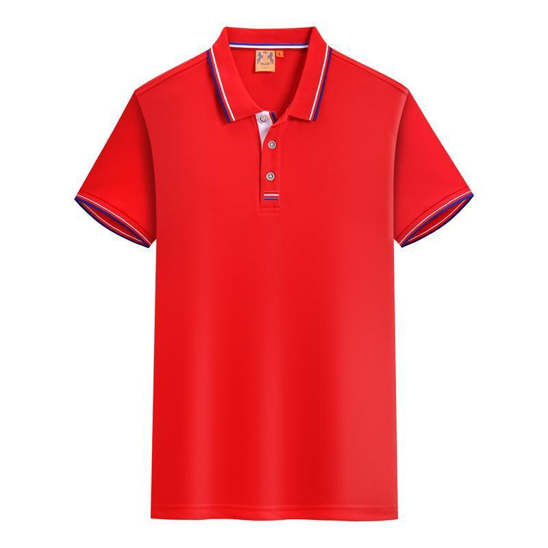 Summer Lapel Short Sleeve Polo Shirt - kinko