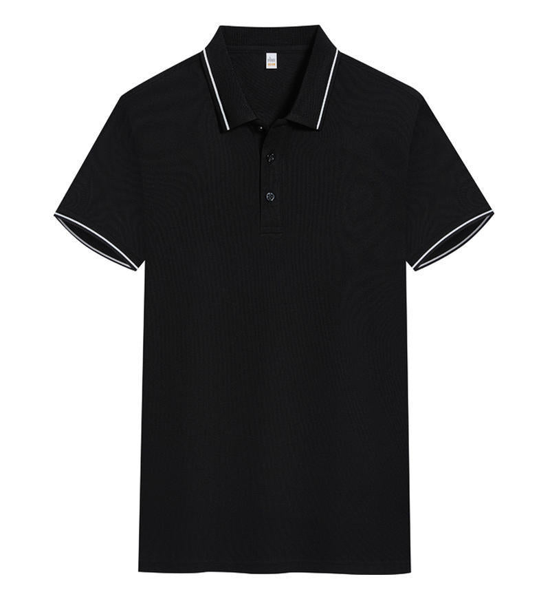 Polo Shirt Short Sleeve Lapel Printing Overalls - kinko