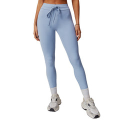 Cloud Sense High Waist Yoga Pants Belly Contracting Hip Raise Fitness Pants - kinko
