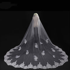 Bride Wedding Master Wedding Veil Long Long Tail - kinko