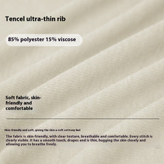 Loose Casual High-grade Yoga Clothes Blouse Hem Contrast Color Light Breathable Sexy Backless - kinko