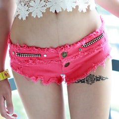 Denim shorts hot pants