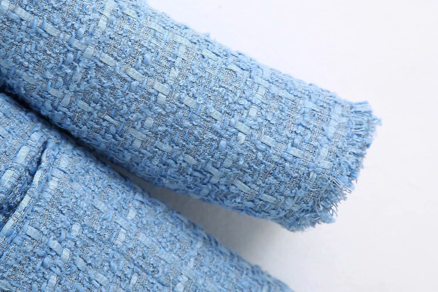 Retro loose suit tweed women's blazer jacket casual women streetwear - kinko