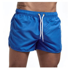 Wrap men's shorts, home pants, smooth beach pants, slim pants, shorts
