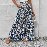 New Waist-tight Summer Long Draping Effect Long Culottes For Women - kinko