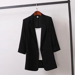 Short Blazer Coat Women'S Leisure Korean Slim Thin Sunscreen Clothes Women - kinko