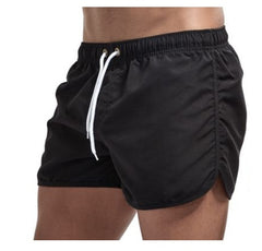 Wrap men's shorts, home pants, smooth beach pants, slim pants, shorts