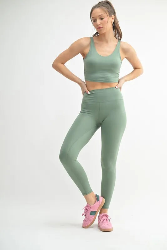 MONO B Venice Cloud Light Contour High-Waisted Leggings - kinko
