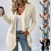 Cardigan Long Sleeve Sweater Casual Women's Clothing - kinko