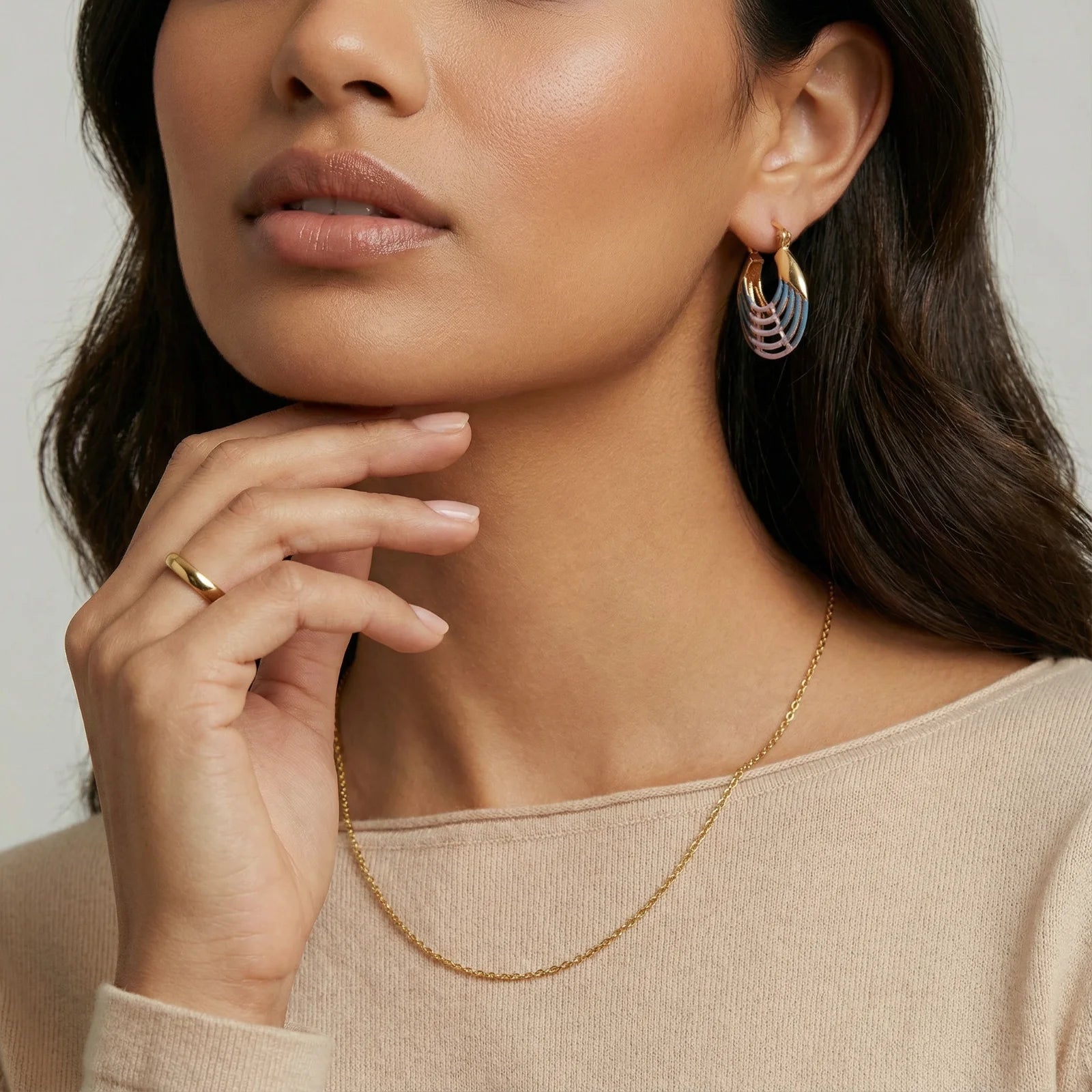 Sunrise Ripple Hoops - kinko Global Holdings inc