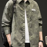 Japanese-style Retro Camouflage Shirt Men - kinko