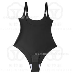 European And American Seamless Corset Women's Crotch Breasted Body Corset - kinko