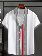 Men's 3D Printed All-matching Retro Fashion Shirt - kinko