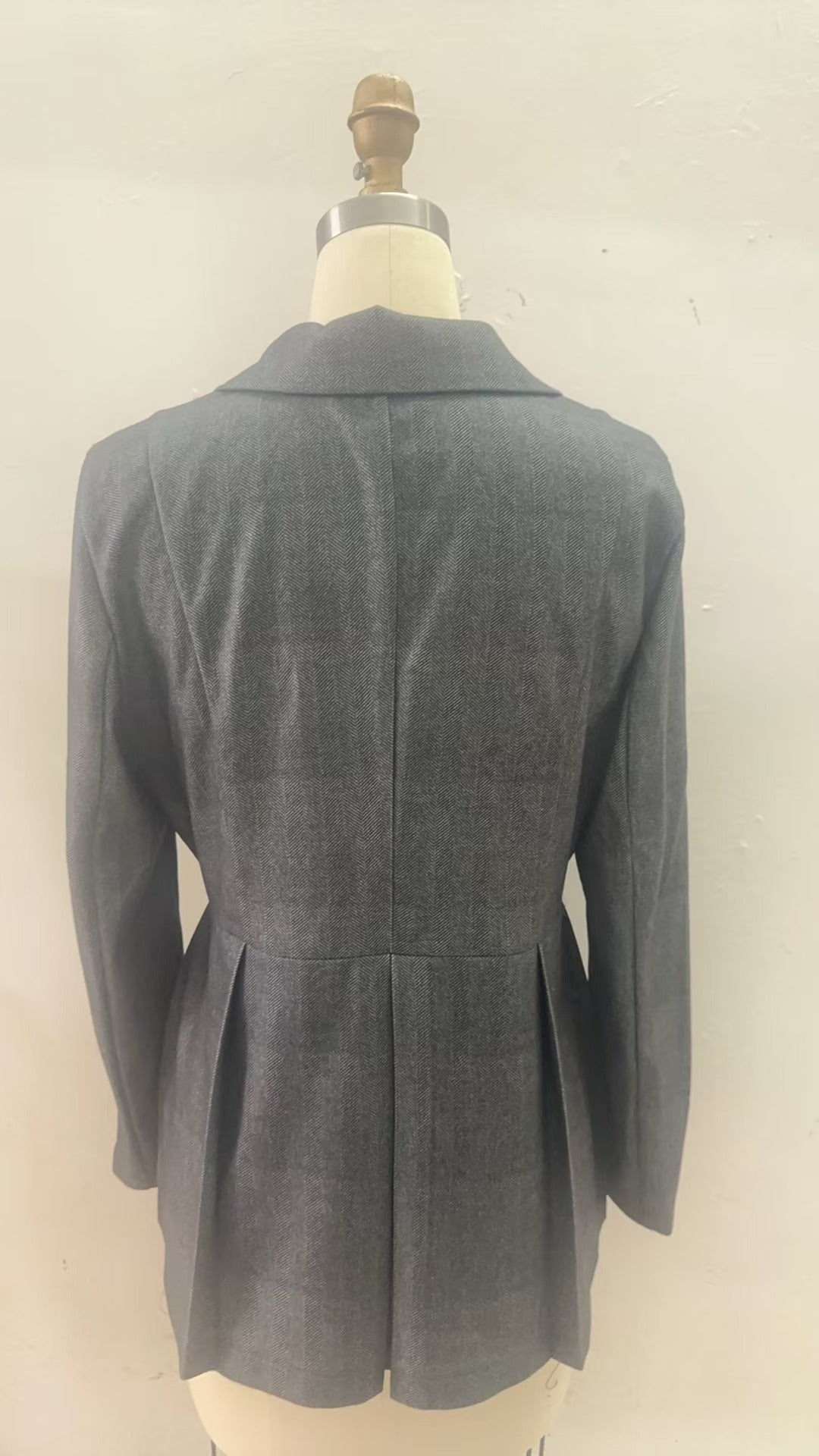 Women's Coarse Flower Slim-fit Fashion Blazer - kinko