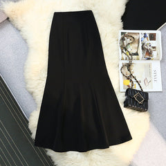 Fishtail High Waist Slimming Sheath Western Style All-matching Skirt - kinko