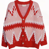 Sweater Jacket Women's Knitted Tops For Fall/Winter Loose Wear