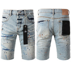 Personal Leisure Washed Light Color All-matching Jeans - kinko