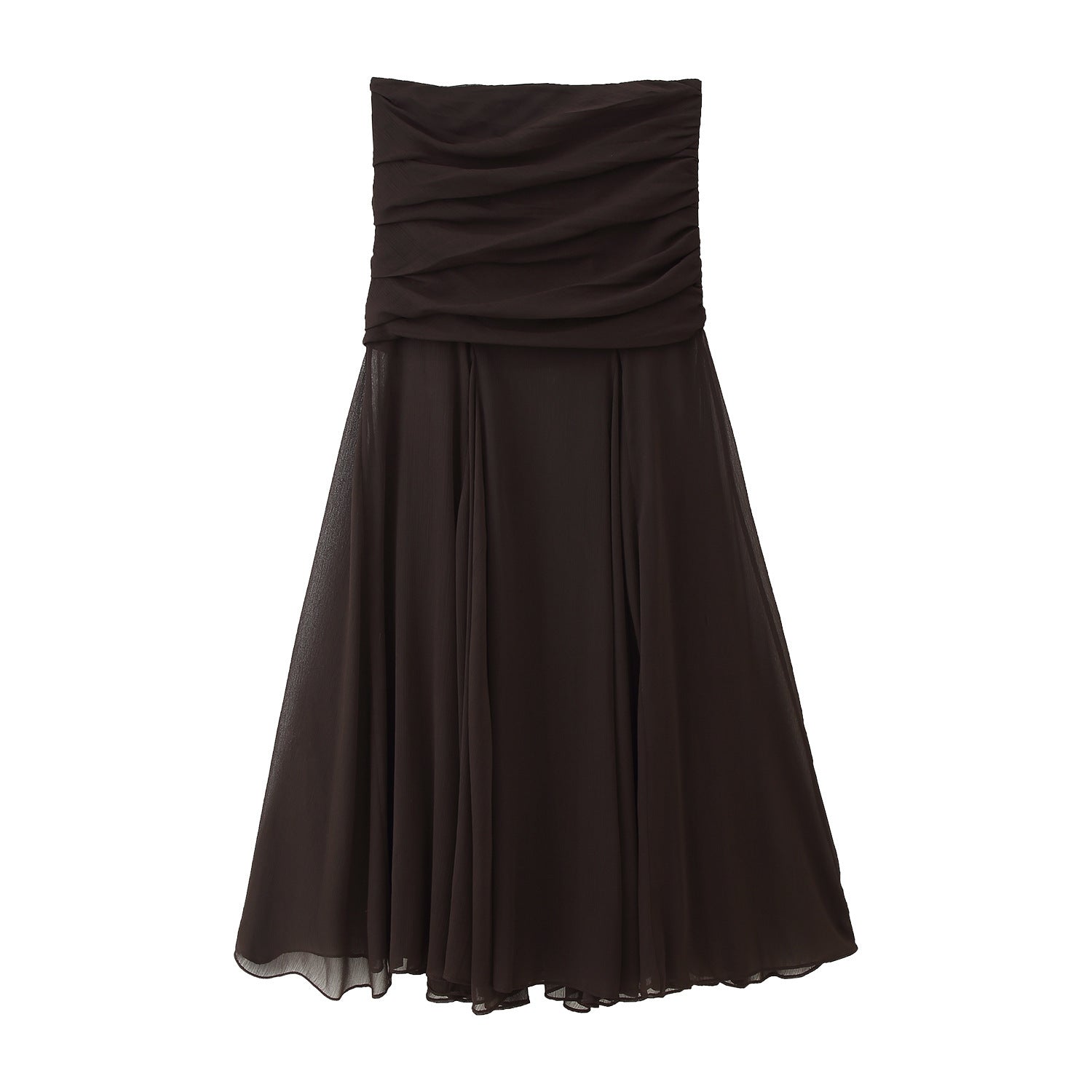 Summer Translucent Pleated Skirt - kinko