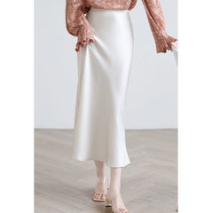 High-grade Silk Mid-length High-end Fishtail Long Skirt - kinko