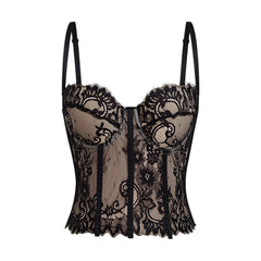 Women's Fashion Fishbone Corset Lace Small Sling - kinko