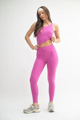 MONO B Venice Cloud Light Sculpt High-Waisted Leggings - kinko