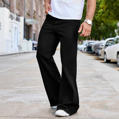 Black High Waist Machete Bootcut Casual Slim Jeans - kinko