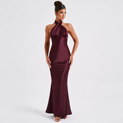 Summer Fashion Elegant Backless Sleeveless Dress - kinko