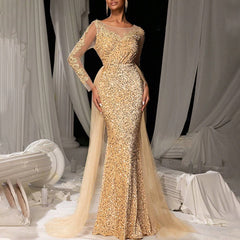 Women's Dance Lace Party Evening Dress - kinko