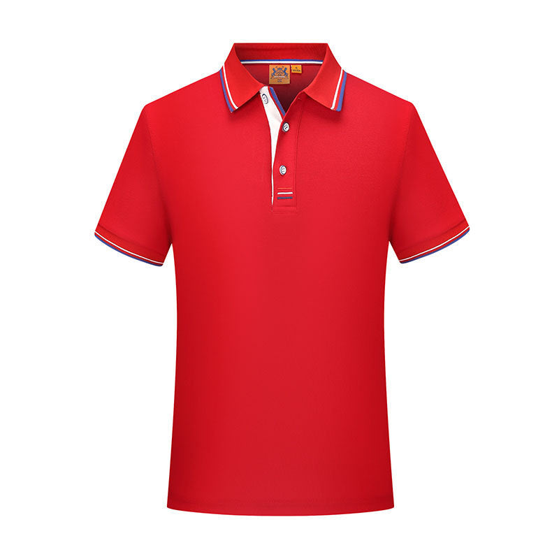 Workwear Uniform Men's Lapel Polo Shirt - kinko