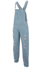 Fashion Men's Sling Denim Romper - kinko