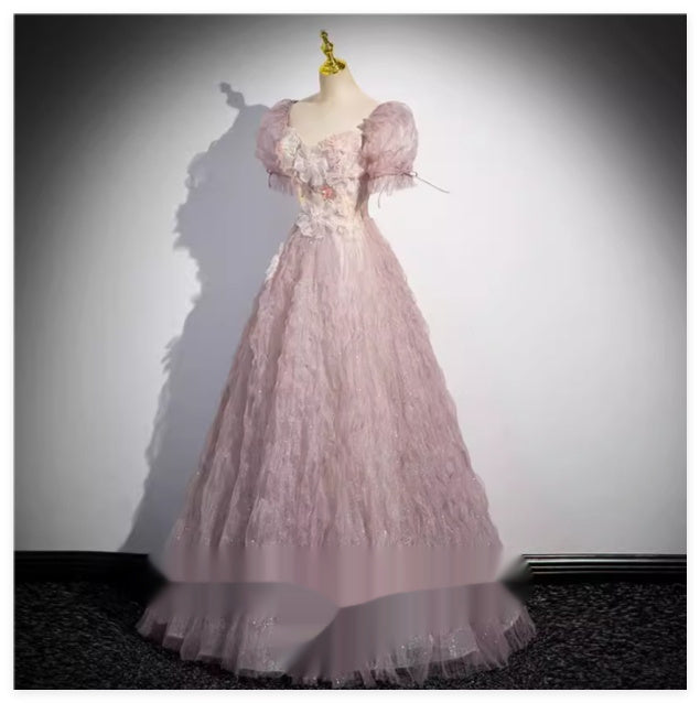 New Bride Engagement Banquet Evening Dress Women's High-end Feel - kinko