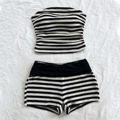 Shorts Suit Hot Pants Two-piece Set For Women