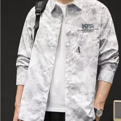 Japanese-style Retro Camouflage Shirt Men - kinko