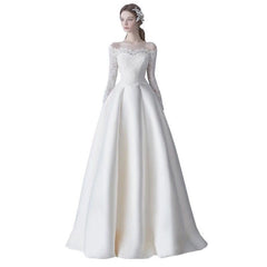 Korean Style Simple Long-sleeved Trailing European And American Summer Women - kinko