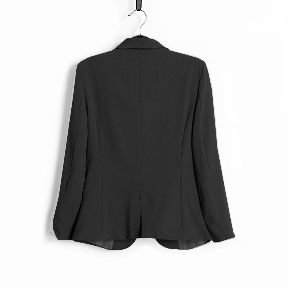 Office Ladies Black Formal Blazer Women Work Suit - kinko