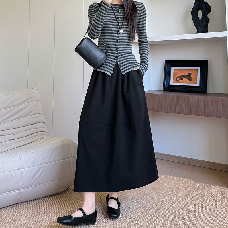 Summer High Quality Stitching Skirt Women - kinko