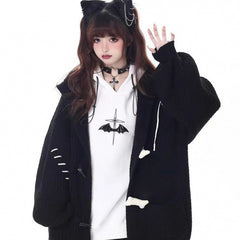 Fall Winter Hooded Thick Sweater