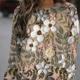 Women's Christmas Street Fashion Round-neck Shirt Top - kinko