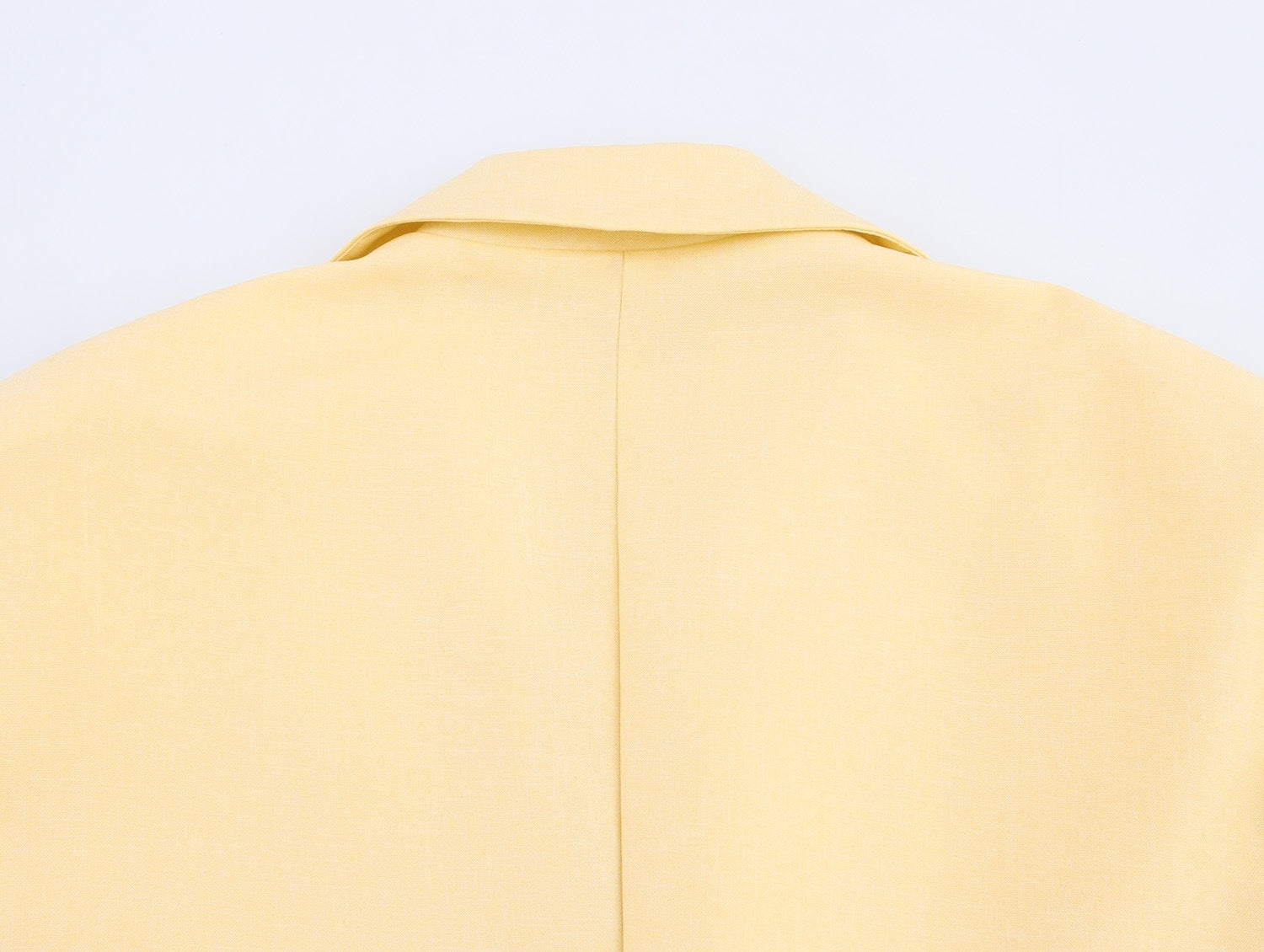 Spring And Autumn Linen Blended Minimalist Blazer - kinko