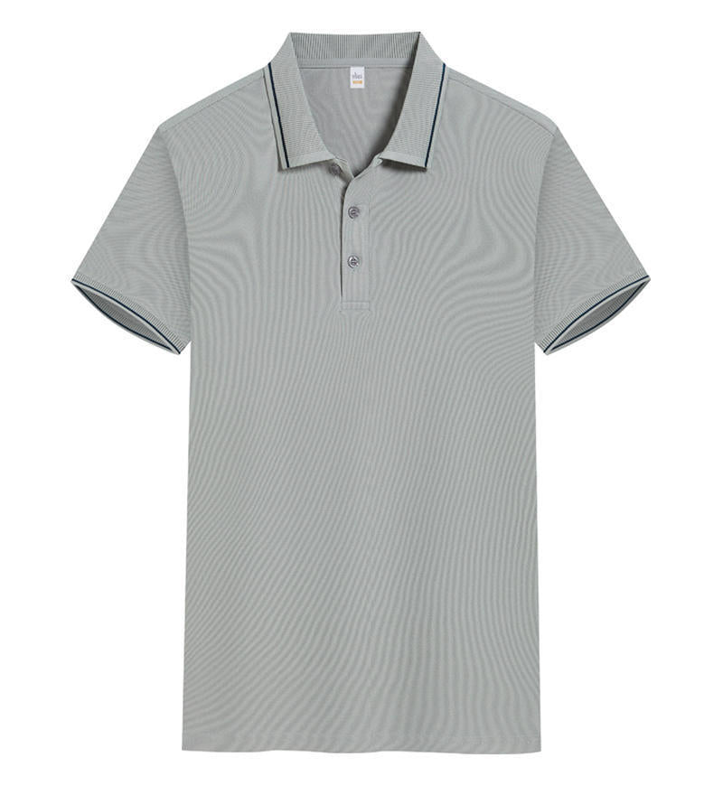 Polo Shirt Short Sleeve Lapel Printing Overalls - kinko