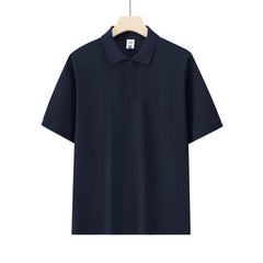 Honeycomb Mesh Beaded Cotton Casual Short Sleeve - kinko