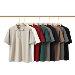 Honeycomb Mesh Beaded Cotton Casual Short Sleeve - kinko