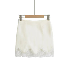 Women's Lace Skirt Simple Sheath Short Skirt - kinko