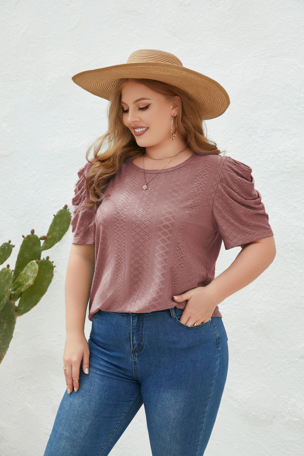 Women's Loose T-shirt Plus Size - kinko