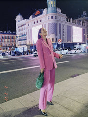 Ladies Fashion Blazer Women Suit Pants - kinko