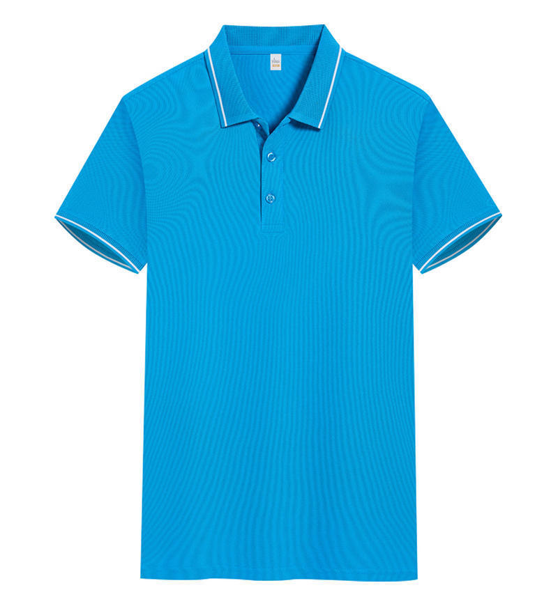 Polo Shirt Short Sleeve Lapel Printing Overalls - kinko