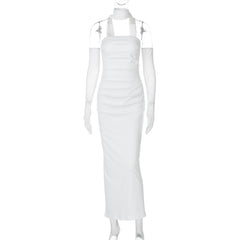 Fall Winter Fashion Temperament Mesh Oversleeve Dress