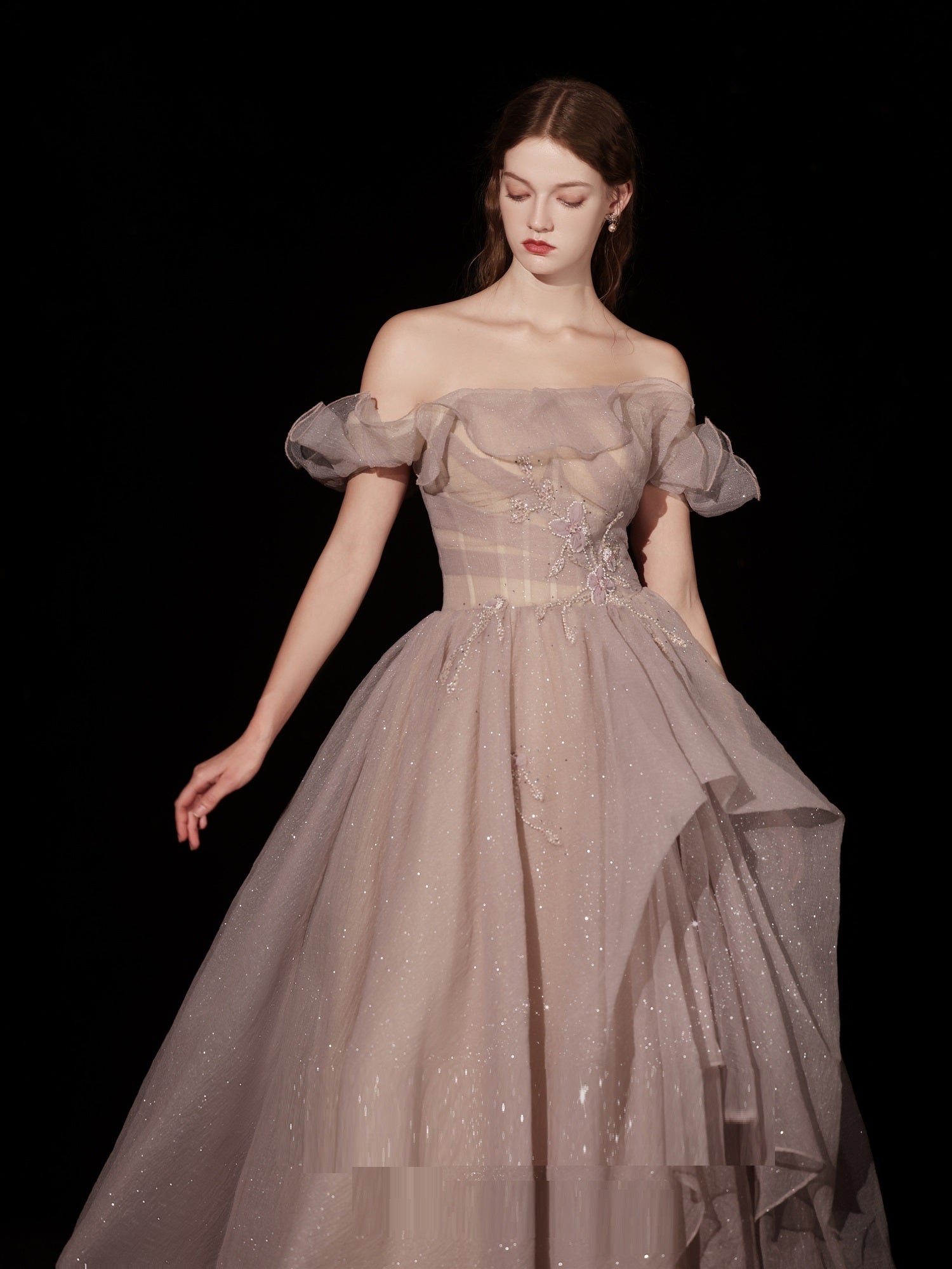 Annual Meeting Host Birthday Dress Bride Wedding Dinner Dress - kinko