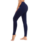 Leggings - Cropped Low-waisted Solid Color - kinko